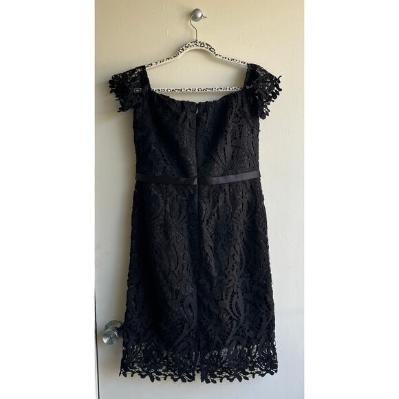 NWT Chi Chi London Black Lace Sandie Dress Whimsigoth Dark Romance Tall Sz12 $95 - Picture 4 of 16